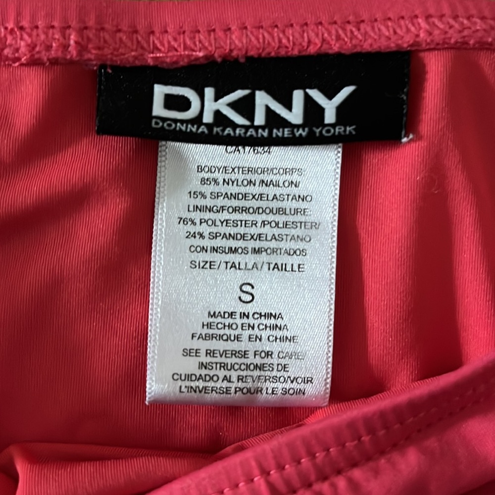 DKNY Pink Bikini Bottoms Size Small - Picture 3 of 3